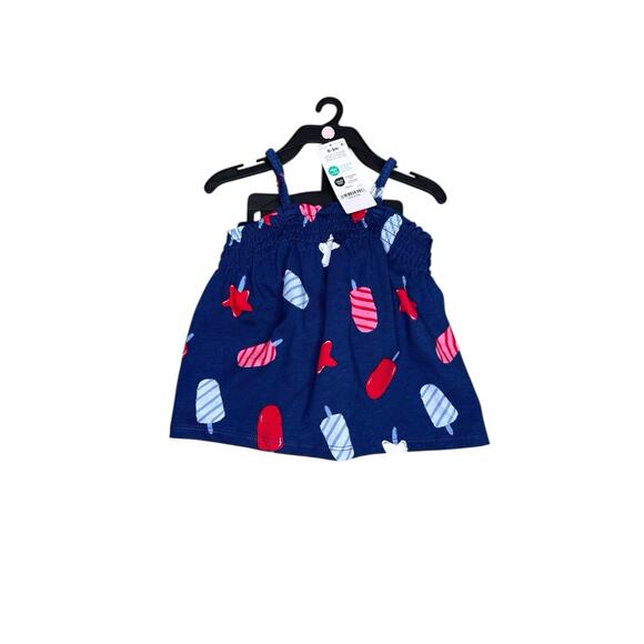 Carter's Child of Mine Baby Girl Patriotic Dress Set 2-Piece 0-3 Months Summer - Picture 4 of 6
